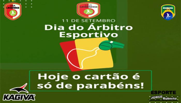 FELIZ DIA DO ÁRBITRO (A)!