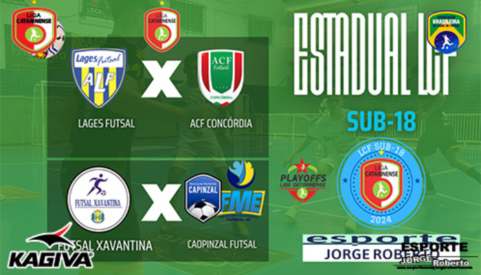 PLAY-OFFS DO ESTADUAL LCF SUB-18 INICIA NESTE SÁBADO