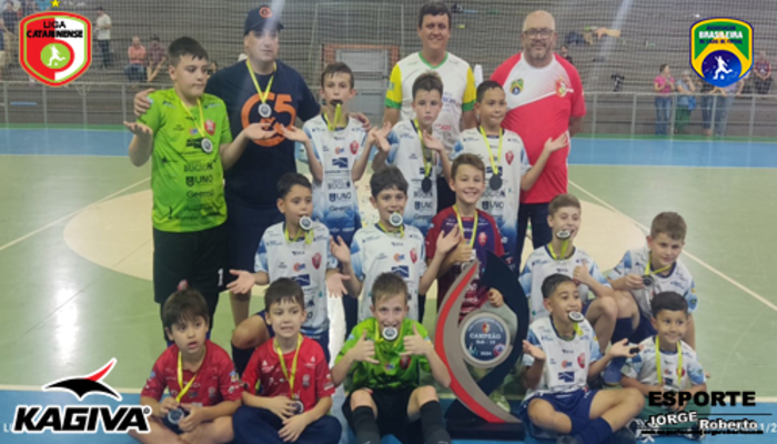 C5 FUTSAL AABB CONQUISTA O TRI CAMPEONATO NA LCF SUB-10