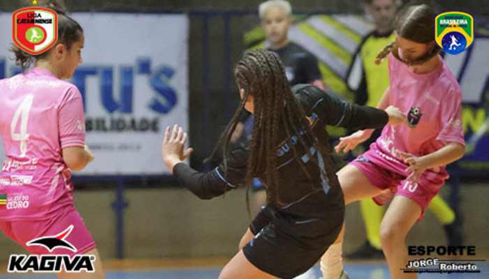NA ABERTURA DA LCF SUB-14 FEMININA, CEDRO FUTSAL LIDERA A CHAVE A