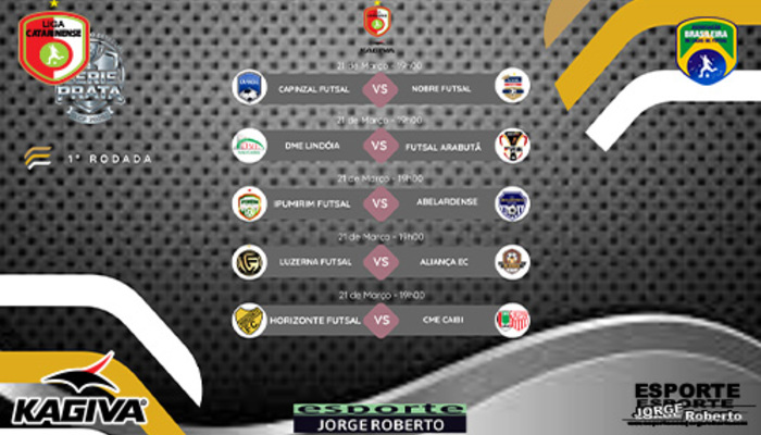 ESTADUAL LCF SÉRIE PRATA TEM INÍCIO EM 21 DE MARÇO