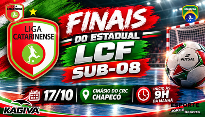 DECISÃO DO ESTADUAL LCF SUB-08 ACONTECE EM CHAPECÓ