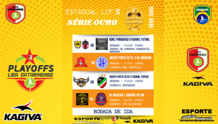 PLAY-OFFS DO ESTADUAL LCF SÉRIE OURO INICIA NESTE SÁBADO